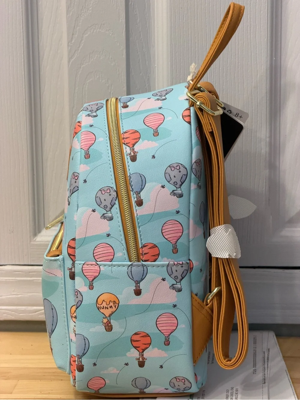 Disney Light Blue Hot Air Balloon Winnie the Pooh Mini Backpack loungefly